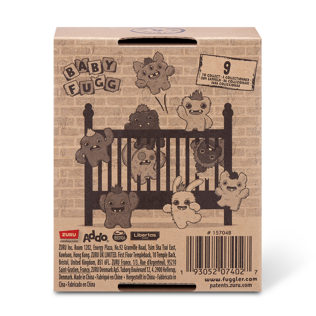 Fuggler Baby Fuggs Series 4 Hedge Grog | Brown