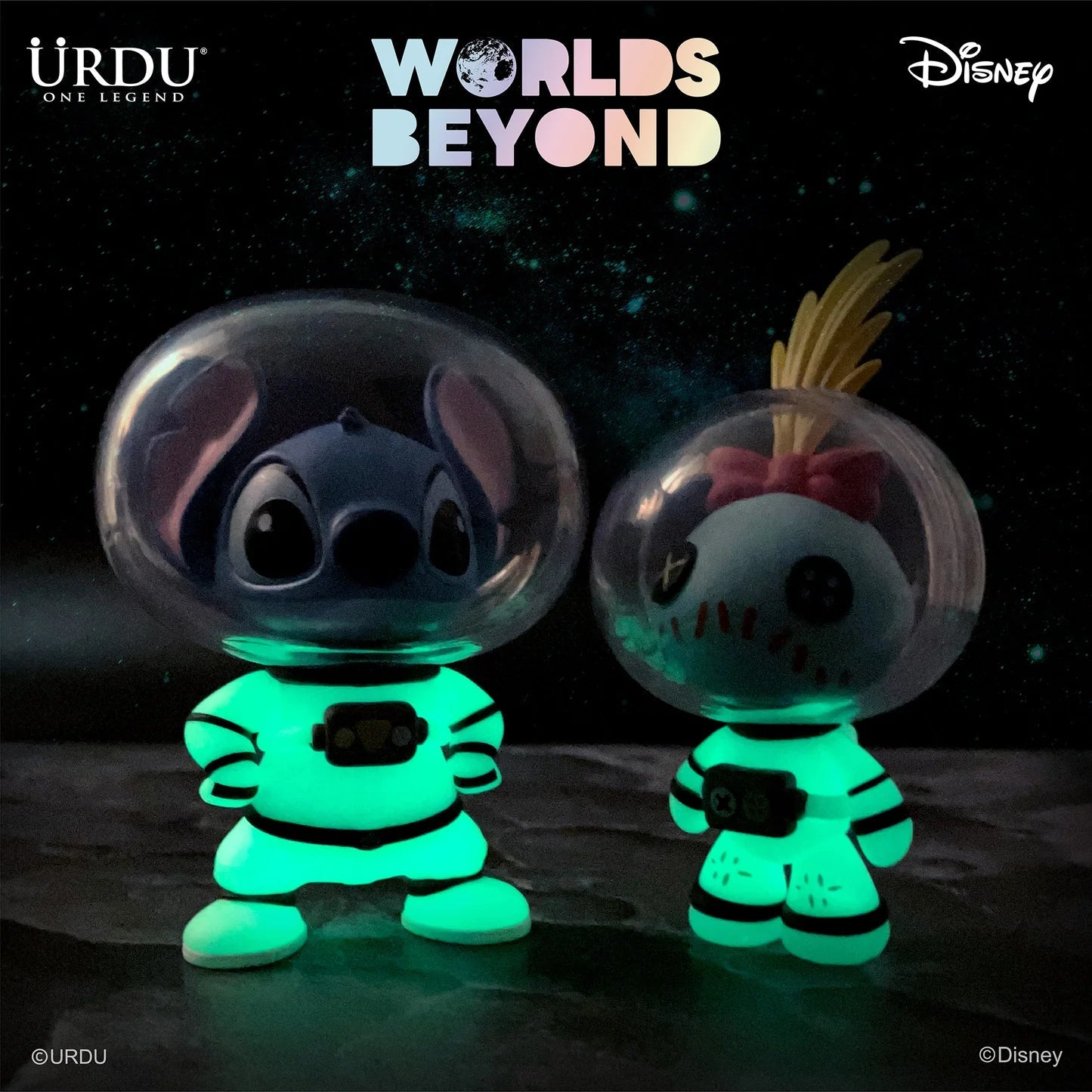Disney - Stitch Scrum Disney Worlds Beyond Series 2 Urdu | Blind Box Figurka Kolekcjonerska - KICKOMI