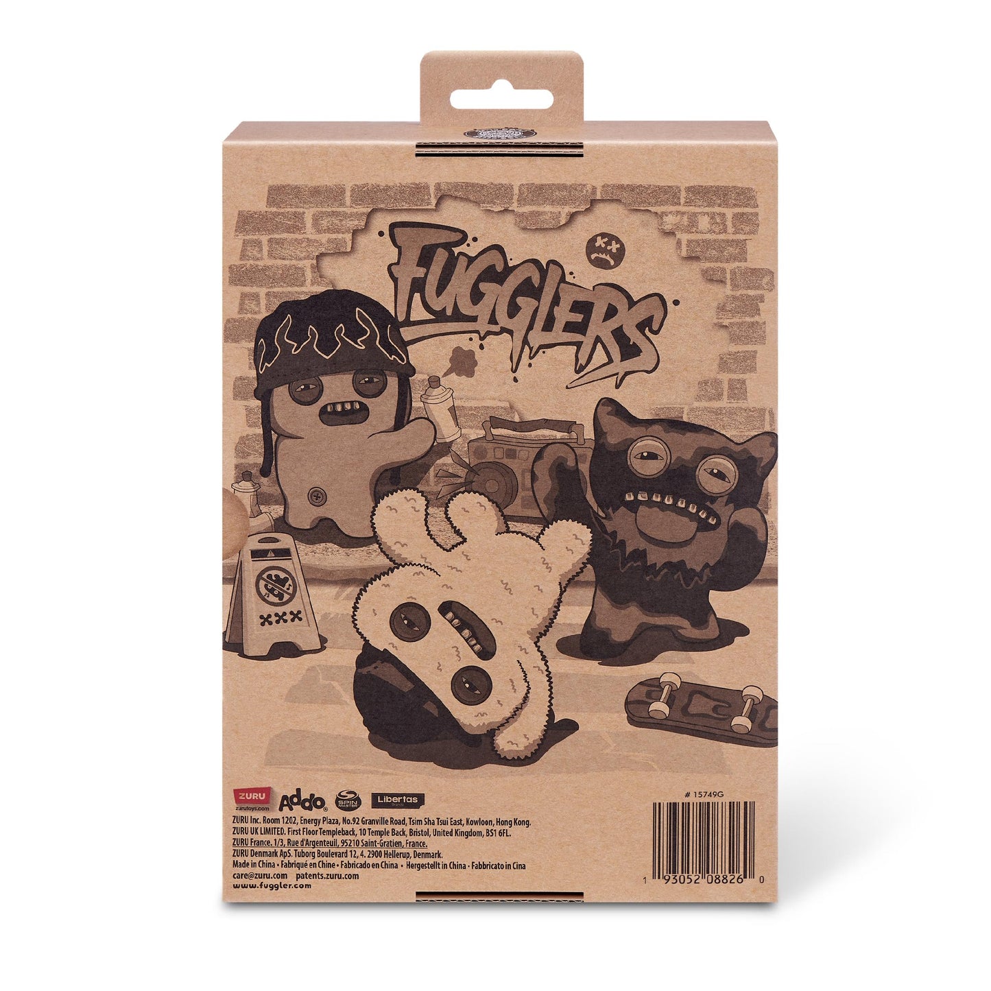 Fuggler - Fuggler Fugg Life Squidge Grey | Szary Glutek - KICKOMI