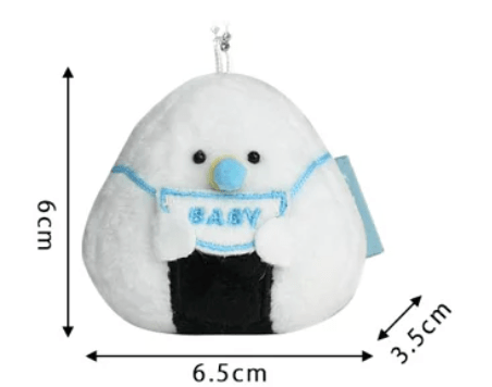 Ippinsha - Ippinsha Mascot - Gyutto Onigiri - san Mini Baby Sushi | Brelok - KICKOMI