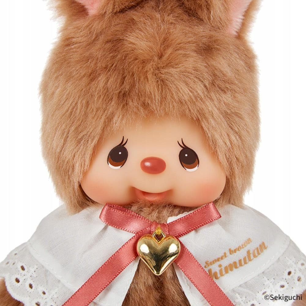 Monchhichi - Monchhichi and Chimutan Sweet Brown Series S brązowy królik | Maskotka 18cm - KICKOMI