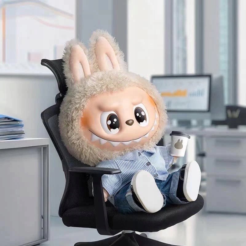 POP MART - Labubu THE MONSTERS - FLIP WITH ME Vinyl Plush Doll | 40cm Figurka Kolekcjonerska - KICKOMI