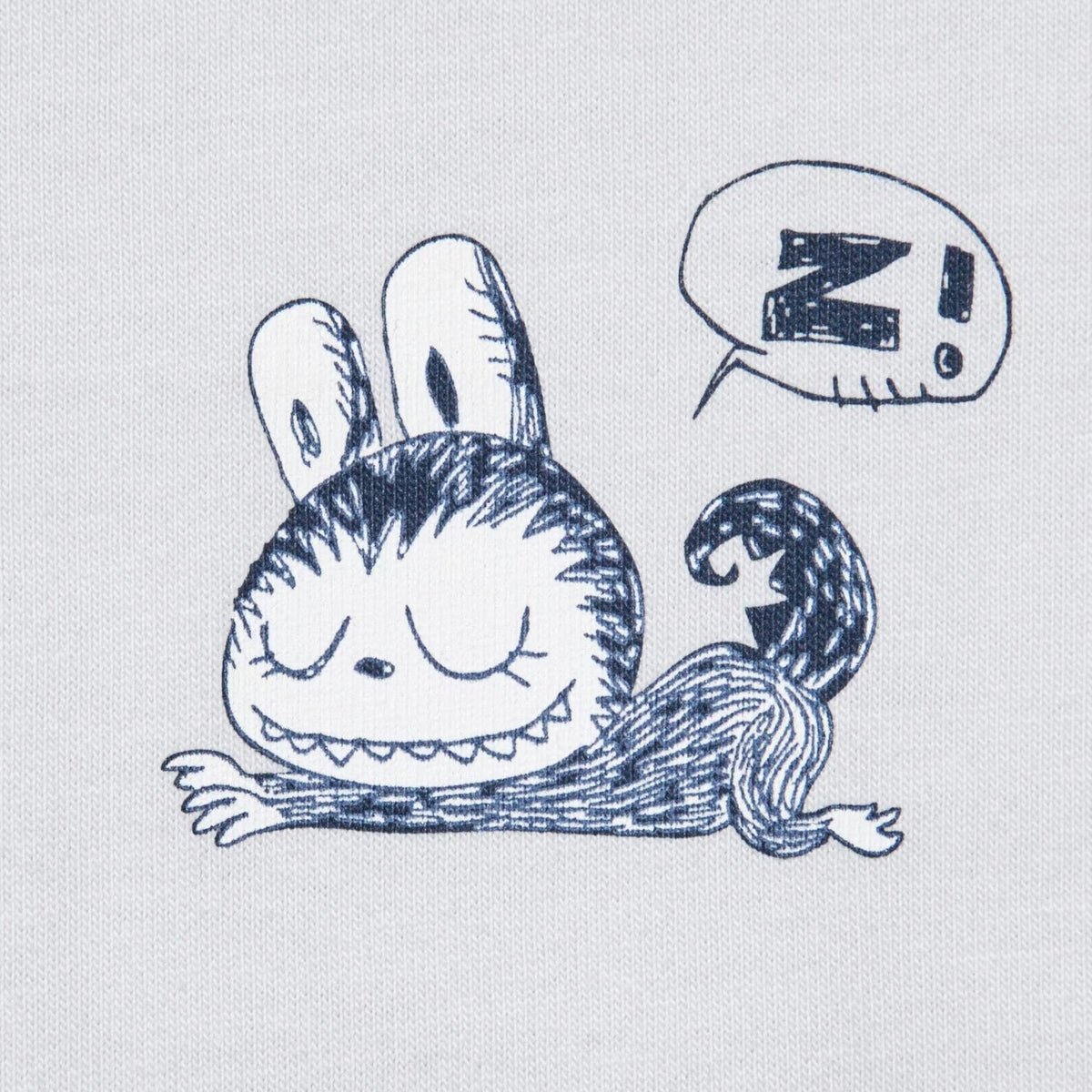 UNIQLO - Uniqlo x POP MART Short Sleeve UT Graphic T-Shirt Zimomo Labubu szara (XL) - KICKOMI