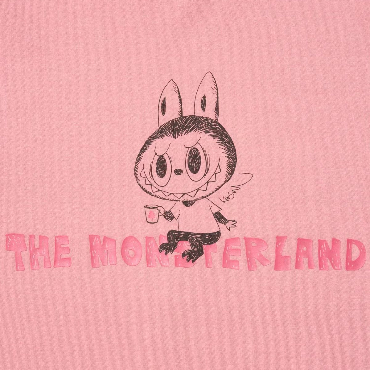 UNIQLO - Uniqlo x POP MART UT Graphic T-Shirt The Monsterland Labubu różowy (XL) - KICKOMI
