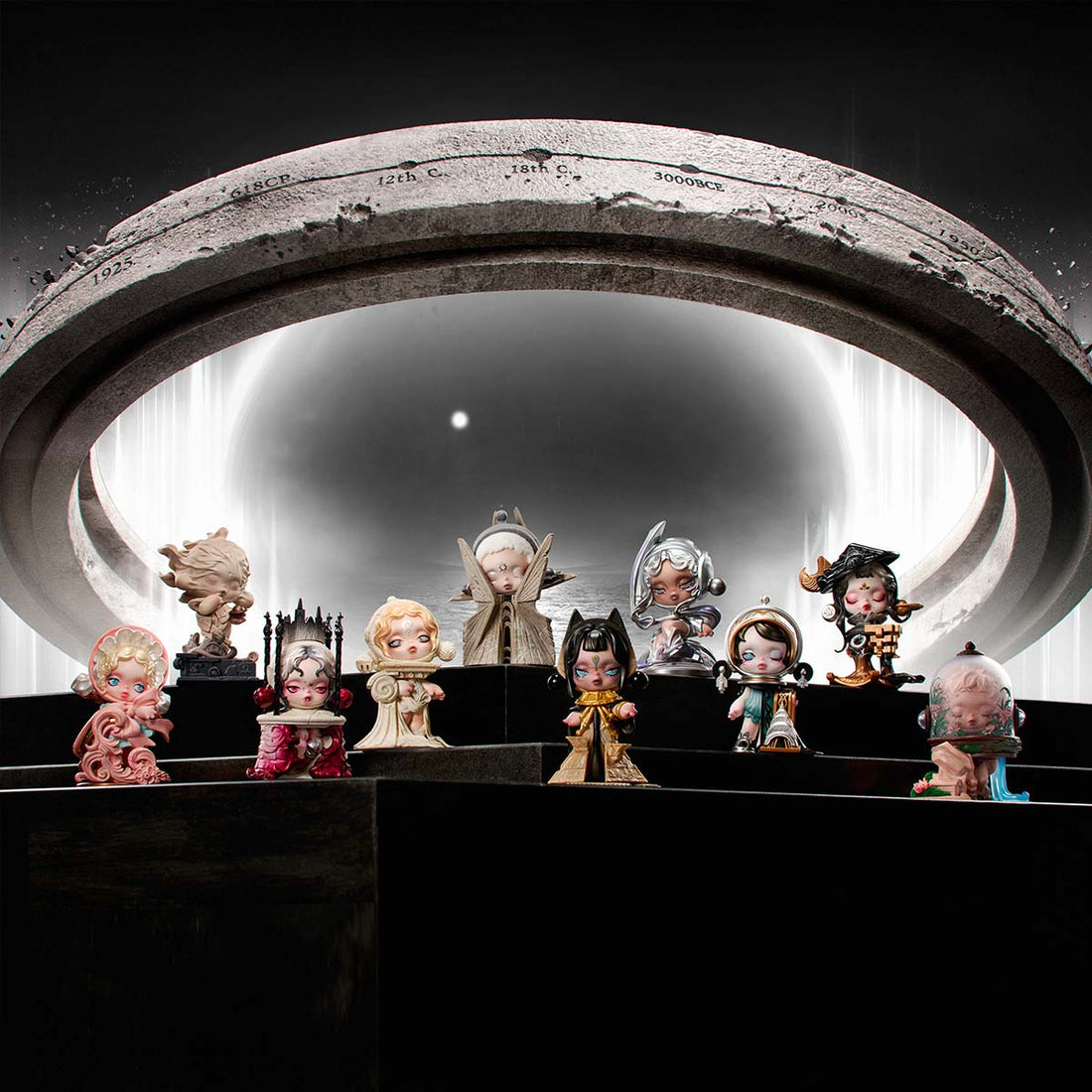 SKULLPANDA Where Time Dwells — POP MARTi figuuride täielik kollektsioon - KICKOMI