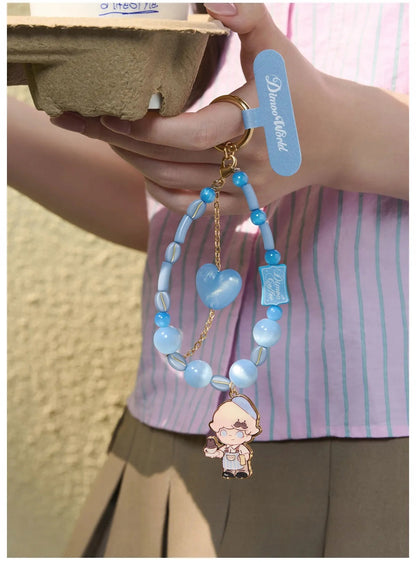 Dimoo Crush on Coffee Phone Charm