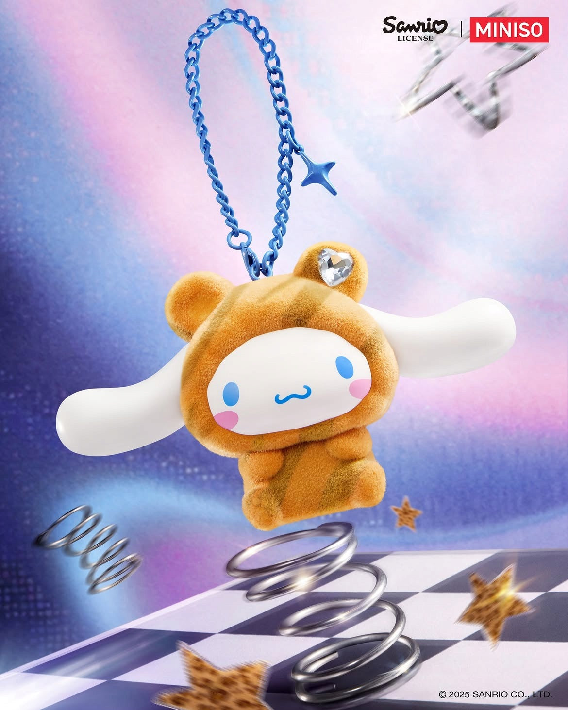 Sanrio Characters Gem Forest Flocked Pendant