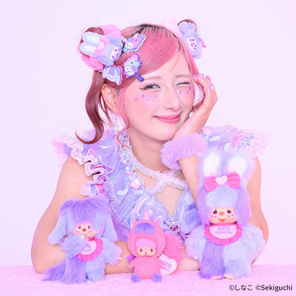 Monchhichi × Shinako Purple | 15 cm