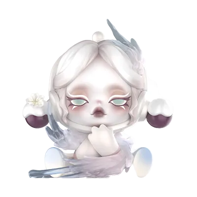 SKULLPANDA The Ink Plum Blossom – The Snow