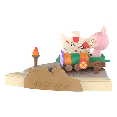 Labubu THE MONSTERS Playing Games – Train Charges Forward