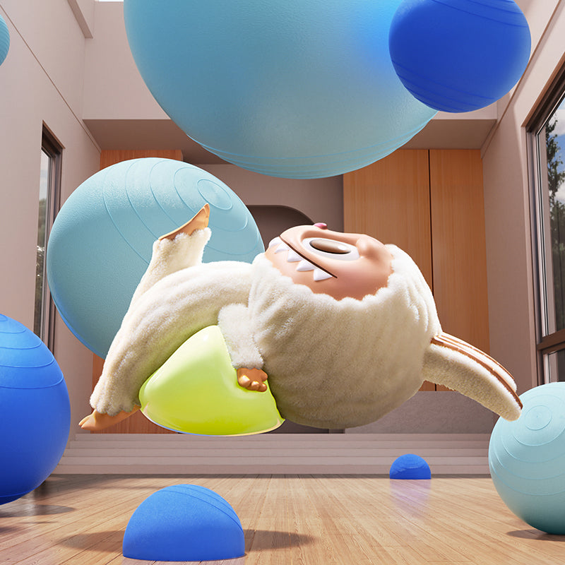 Labubu The Monsters Lazy Yoga – Lay Down