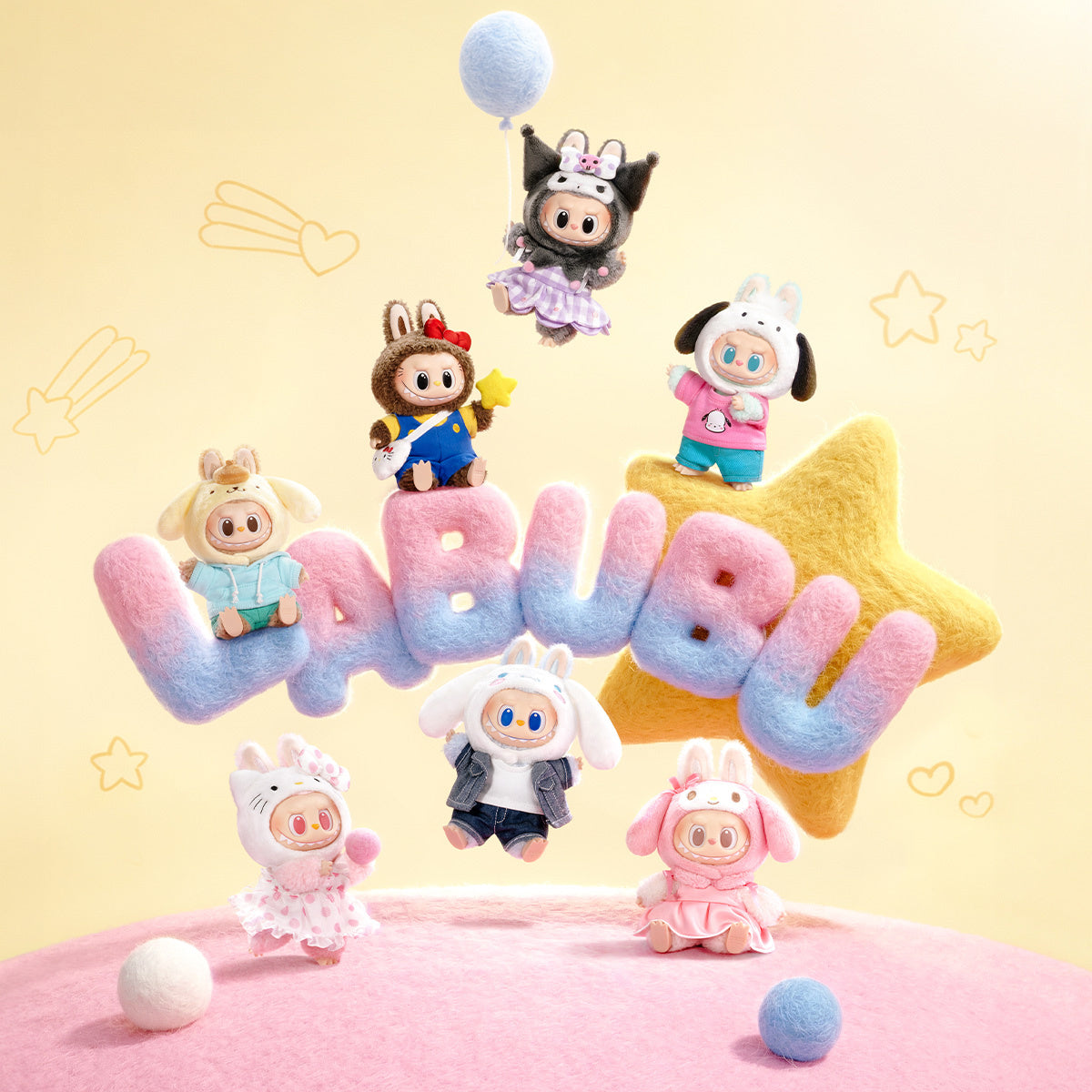 Labubu x Hello Kitty and Friends – POP MART | Kickomi – KICKOMI