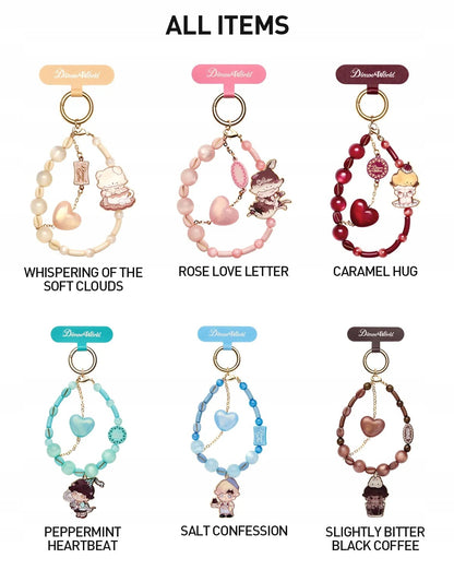 Dimoo Crush on Coffee Phone Charm