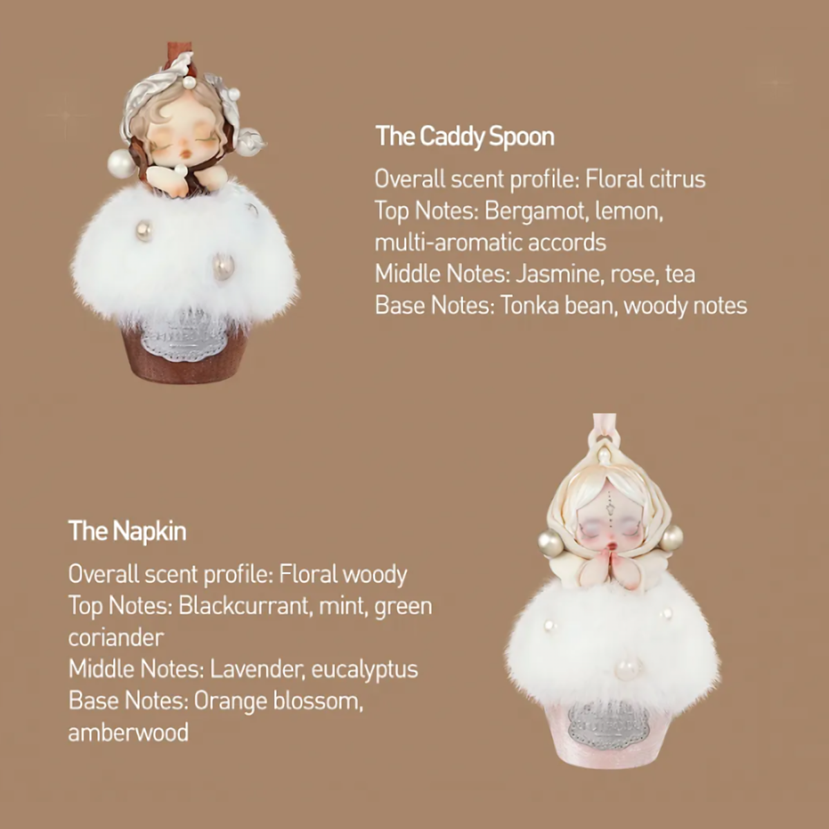 SKULLPANDA The Feast Begins Fragrance Pendant – rozpiska: The Caddy Spoon, The Napkin