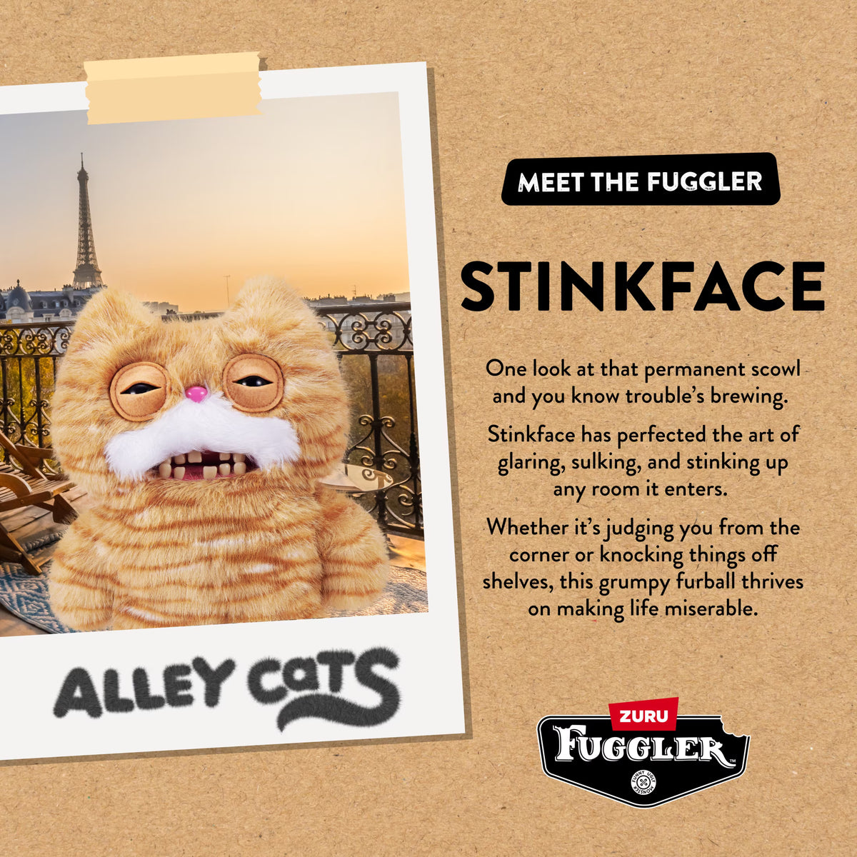 Fuggler Alley Cats Stinkface 23 cm – szczegóły