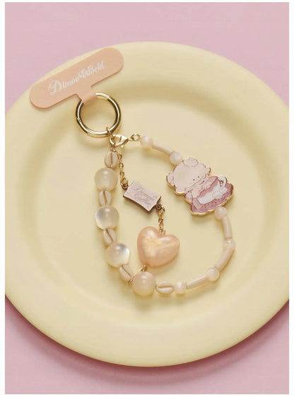 Dimoo Crush on Coffee Phone Charm