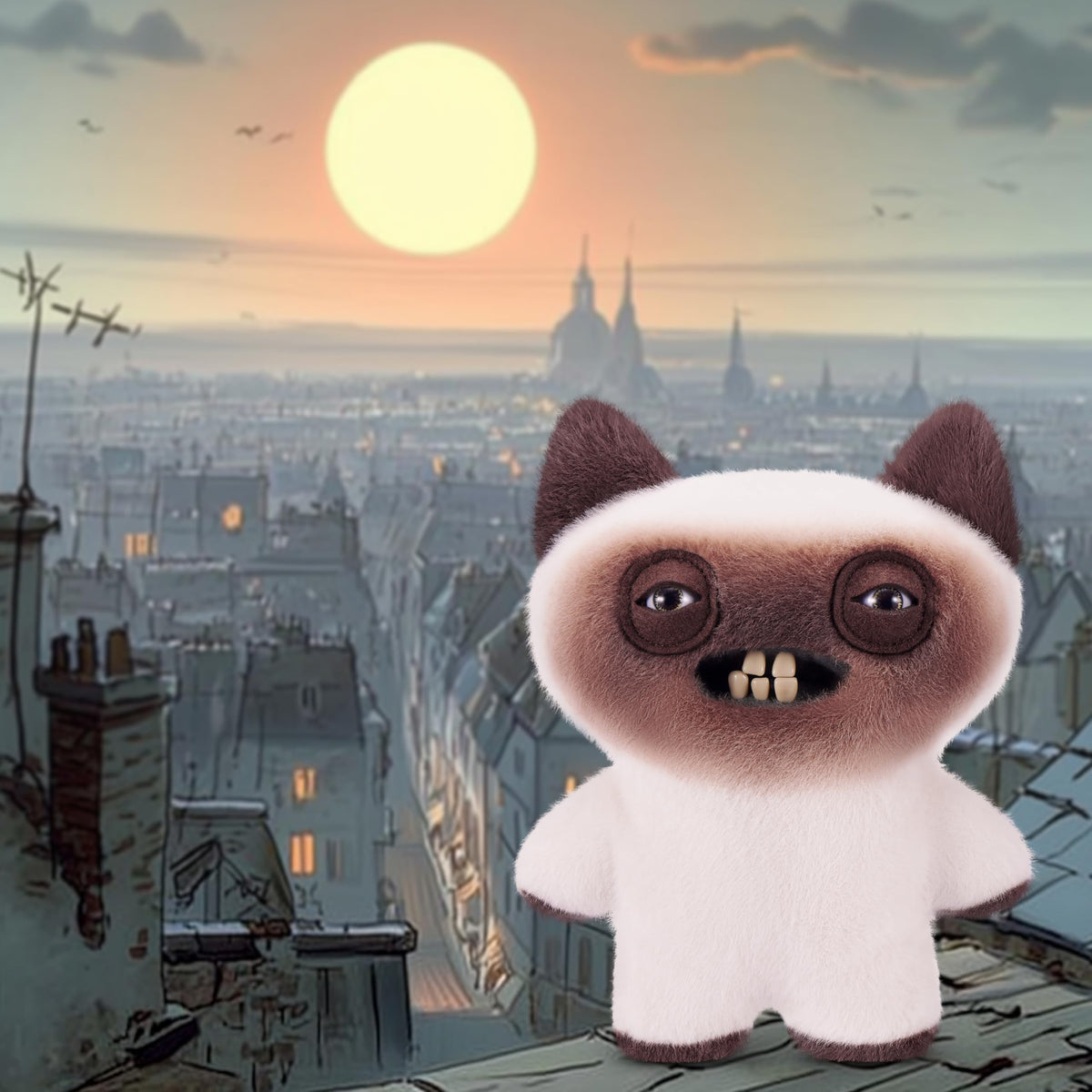 Fuggler Alley Cats Yawper 23 cm – szczegóły