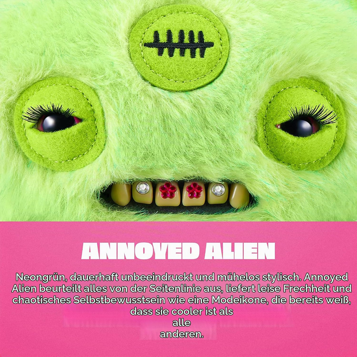 Fuggler Baddies Fuggs Annoyed Alien 22 cm – szczegóły