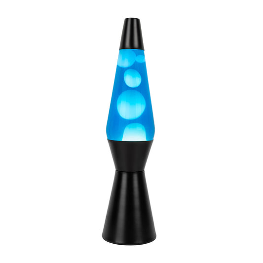 Lampa Lava Black Bullet Cyan