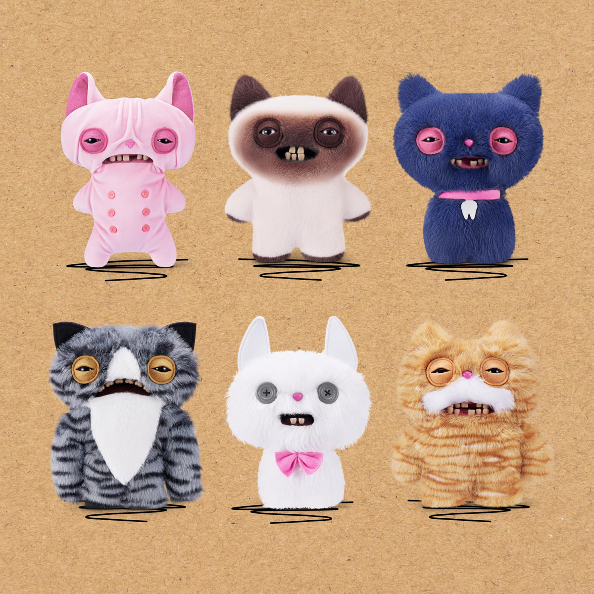 Fuggler Alley Cats – kolekcja maskotek 23 cm