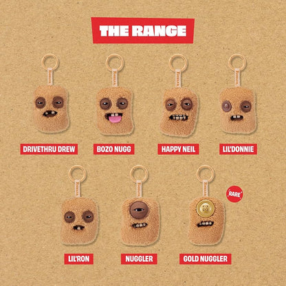 Fuggler Fugg Nuggets – wszystkie figurki: Drivethru Drew, Bozo Nugg, Happy Neil, Lil'Donnie, Lil'Ron, Nuggler + Gold Nuggler (Rare)