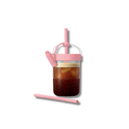 Nespresso x Dua Lipa | Kubek podróżny Tumbler Guma Balonowa różowy
