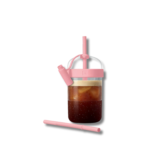 Nespresso x Dua Lipa | Cestovní hrnek Tumbler Žvýkačka růžový