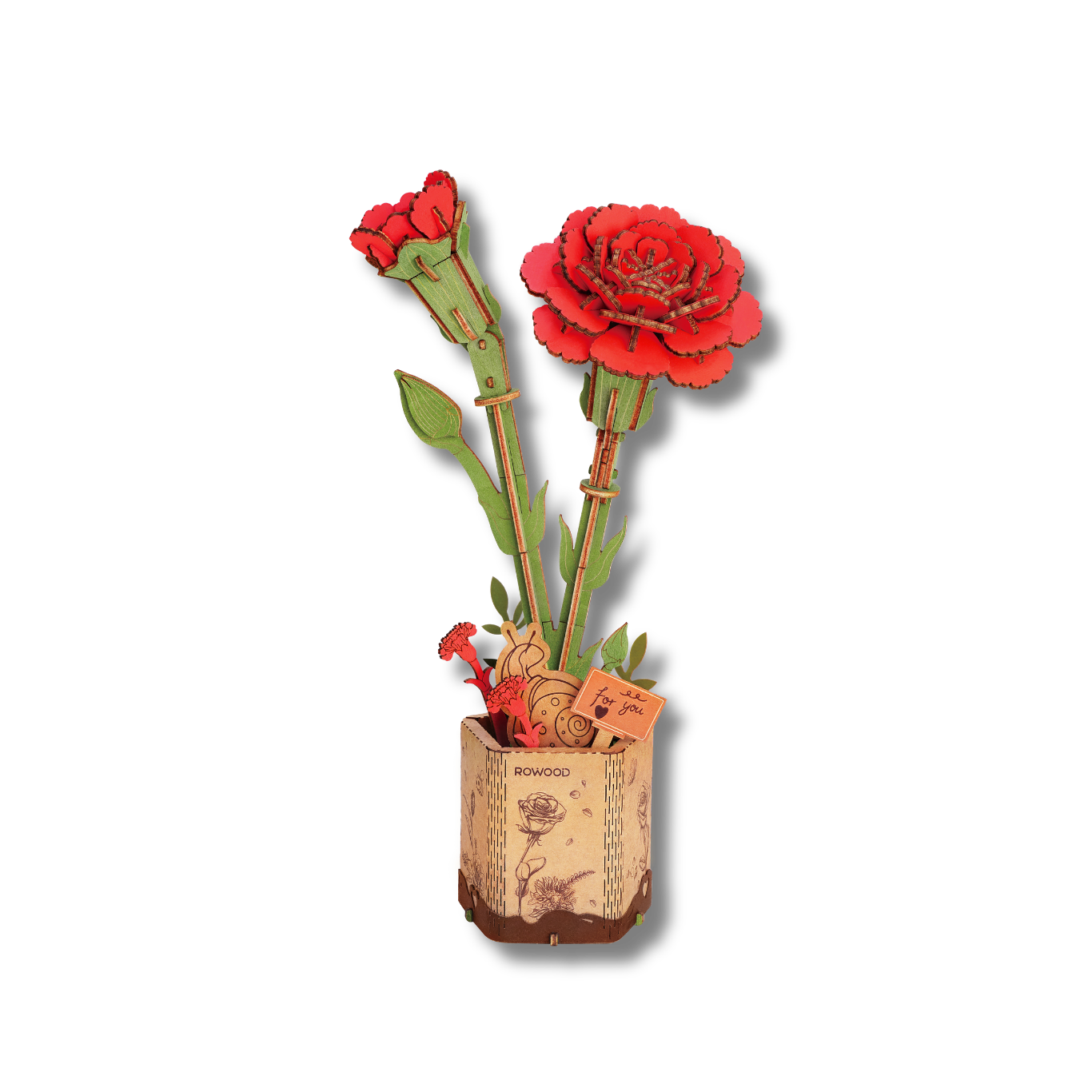 Rowood Red Carnation Czerwony Goździk