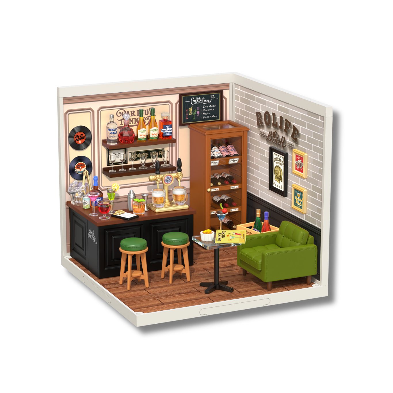 Rolife Leisurely Cheers Bar