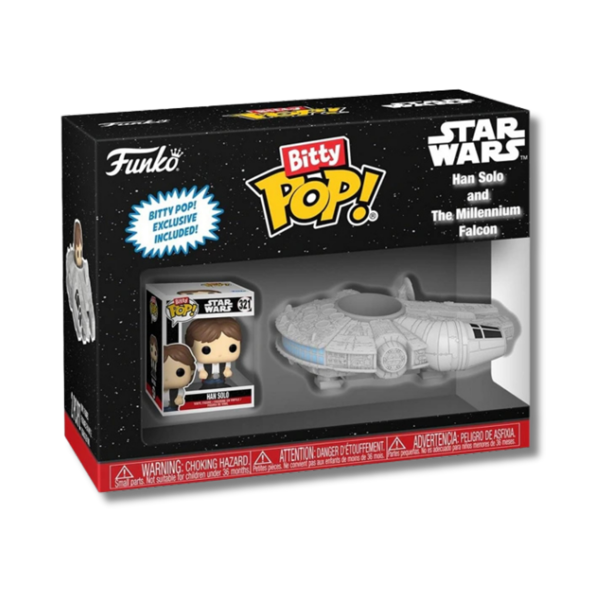 Bitty POP! Star Wars Rides Han Solo & Millennium Falcon