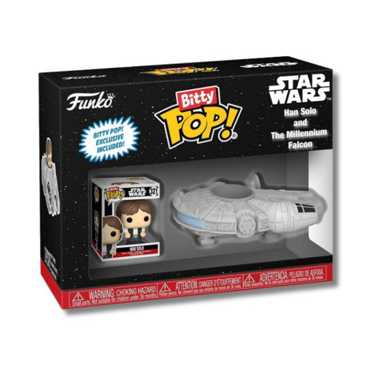 Bitty POP! Star Wars Rides Han Solo & Millennium Falcon