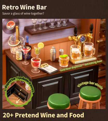 Rolife Leisurely Cheers Bar