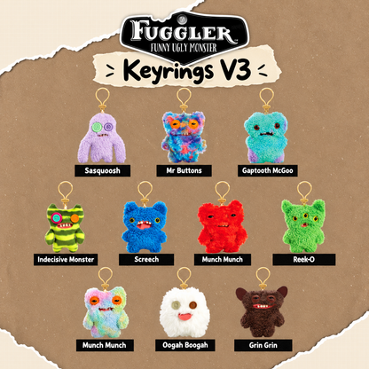 Fuggler V3 Indecisive Monster | Green tie dye fleece