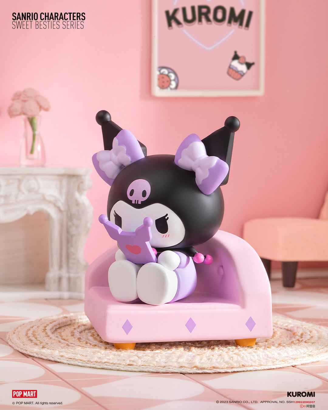Sanrio Characters Sweet Besties – Kuromi Sofa