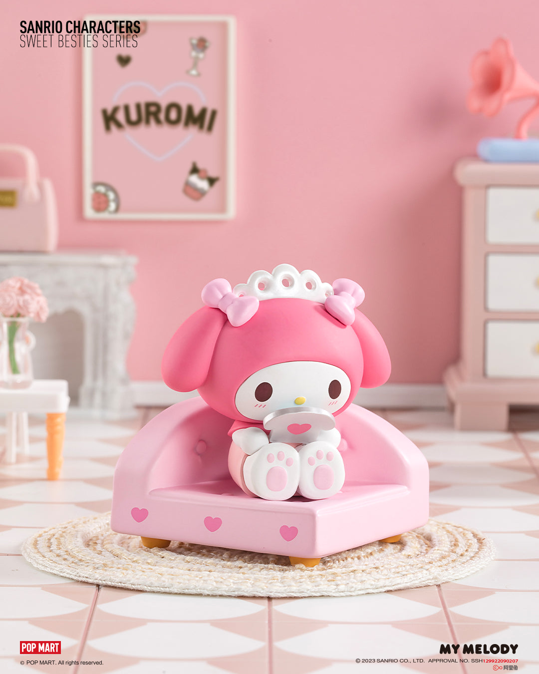 Sanrio Characters Sweet Besties – My Melody Sofa