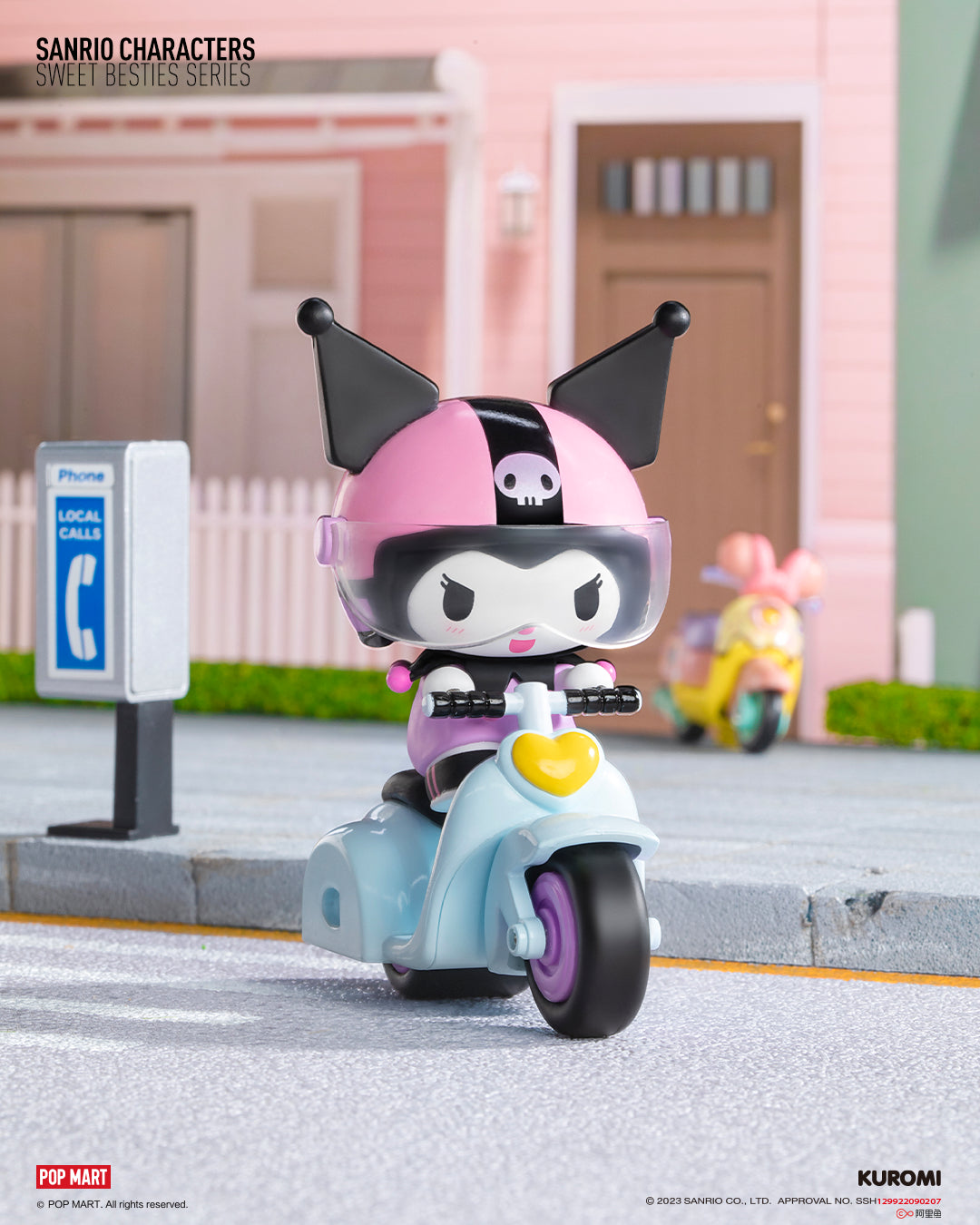 Sanrio Characters Sweet Besties – Kuromi Motorcycle