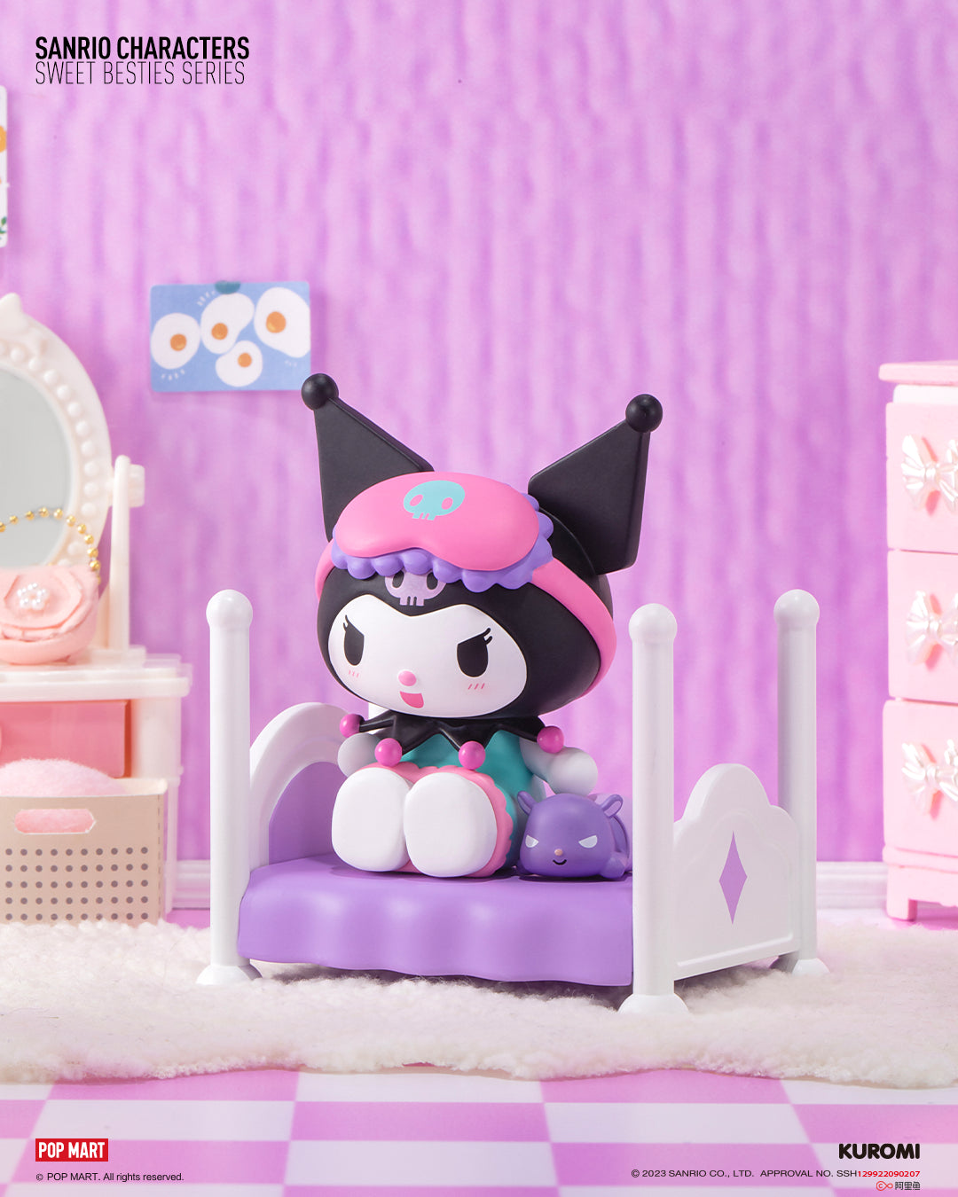 Sanrio Characters Sweet Besties – Kuromi Bedtime