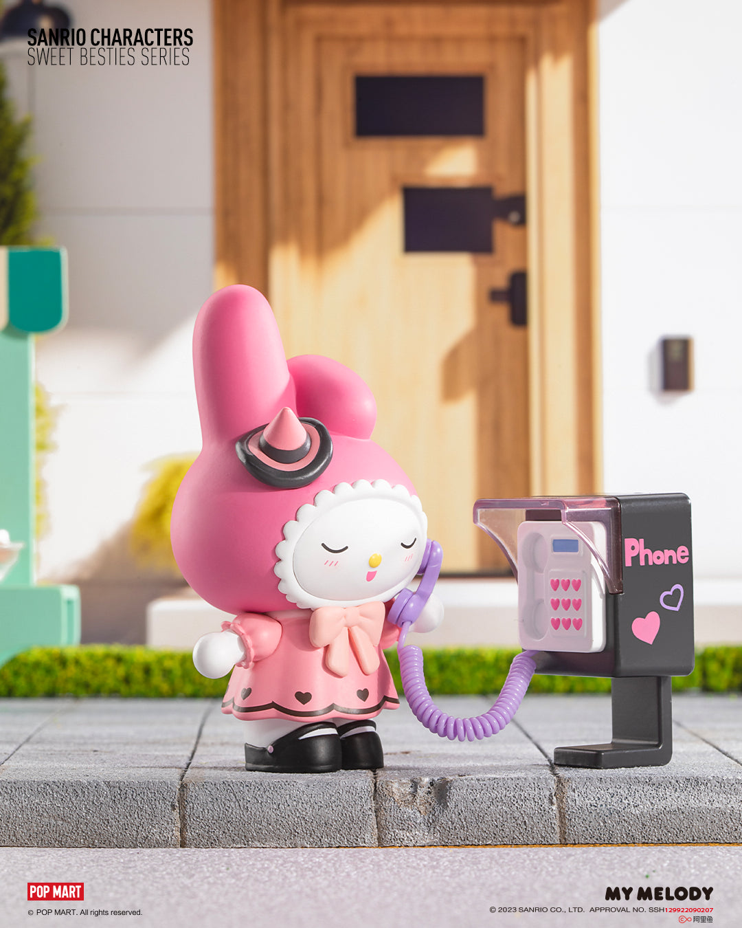 Sanrio Characters Sweet Besties – My Melody Telephone Booth