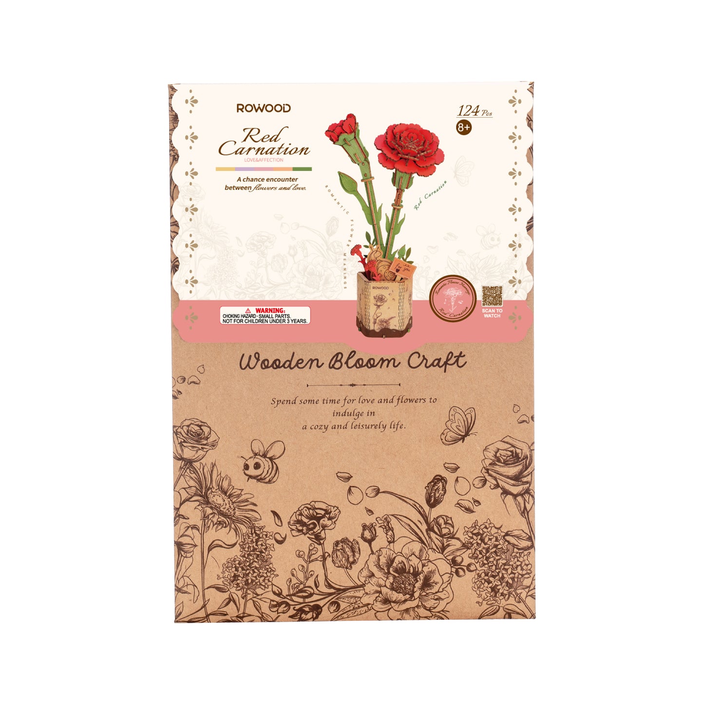 Rowood Red Carnation Czerwony Goździk