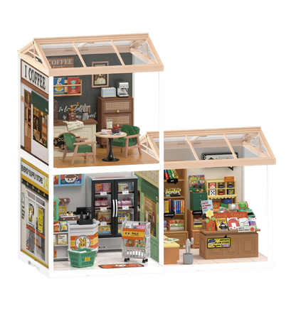 Rolife Dust Cover Roof for Plastic Mini House Building