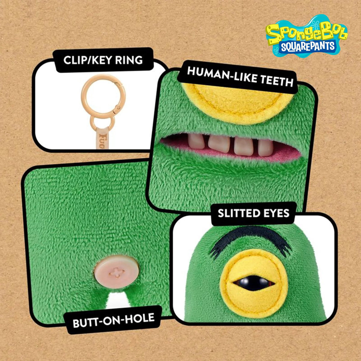 Fuggler × SpongeBob Plankton 13 cm – szczegóły
