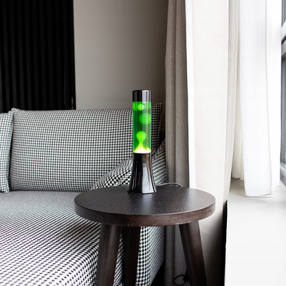 Lampa Lava Mini Green and Yellow