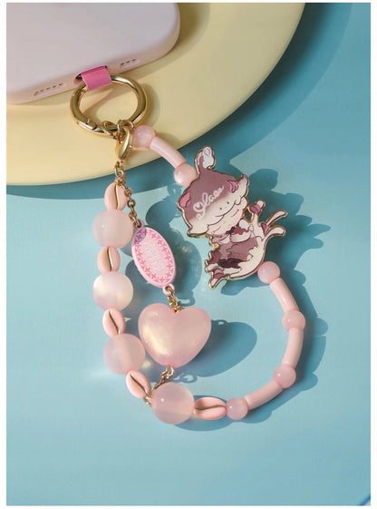 Dimoo Crush on Coffee Phone Charm