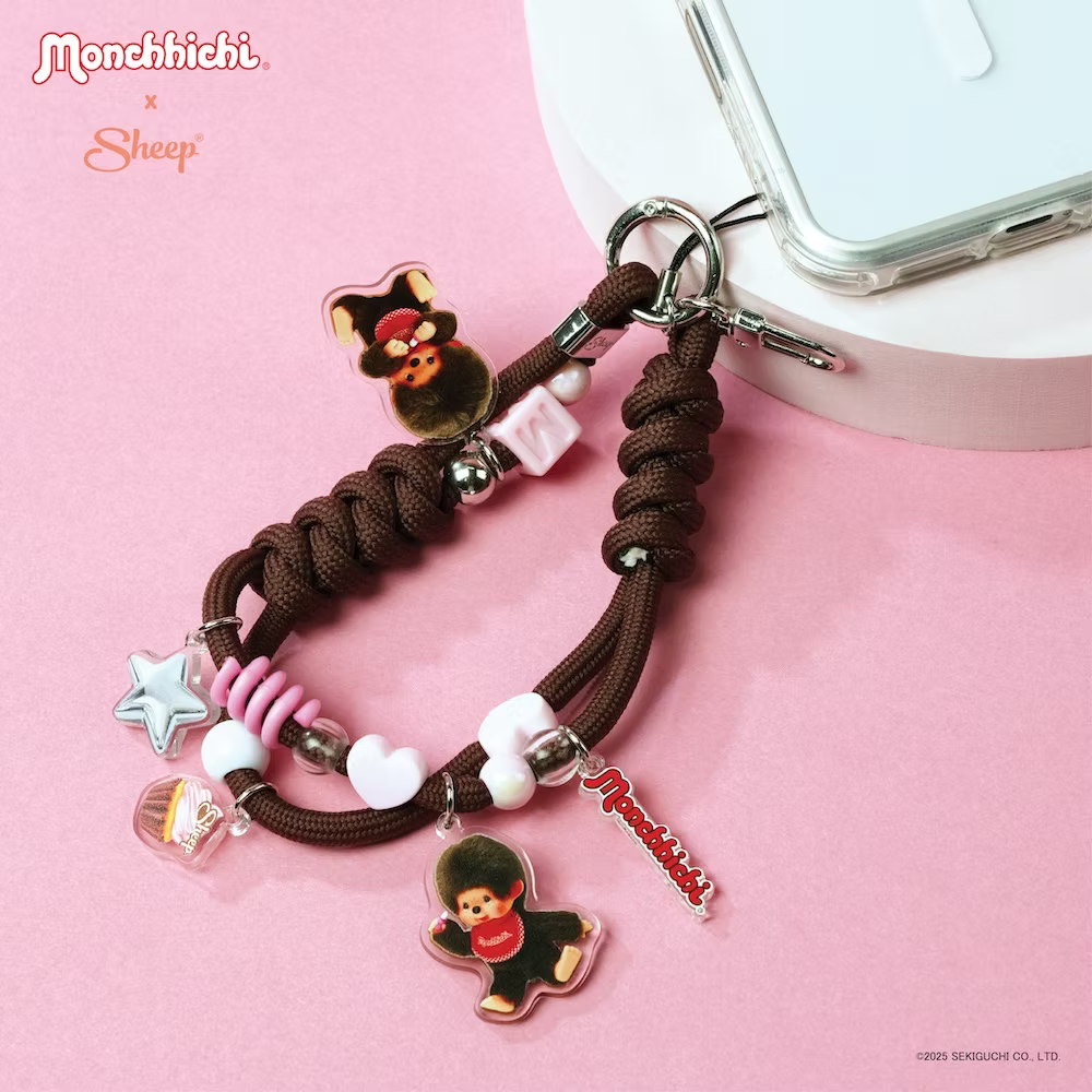 Monchhichi - Monchhichi Sheep Phone Charm The Celebration Limited Edition | Brelok do telefonu - KICKOMI