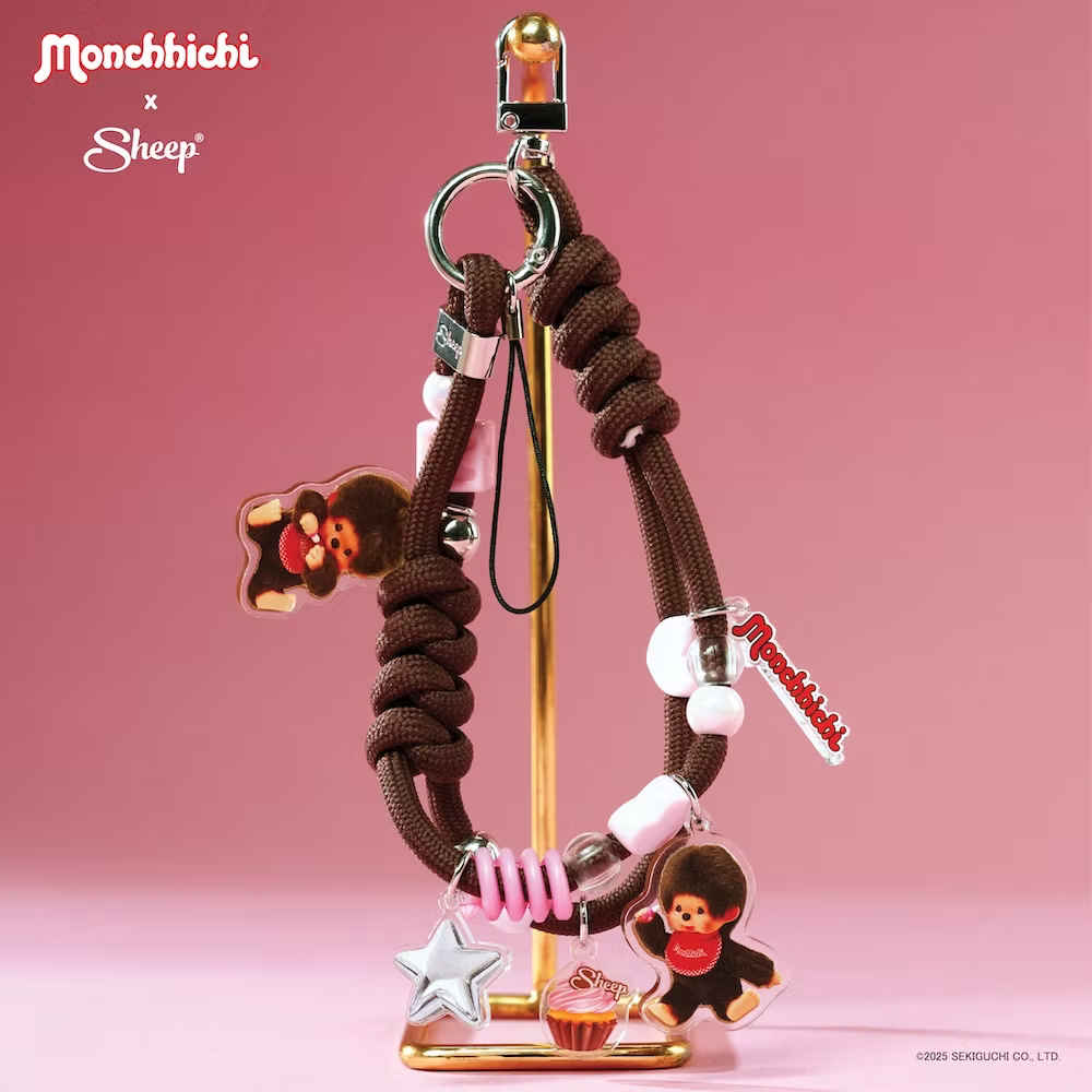 Monchhichi - Monchhichi Sheep Phone Charm The Celebration Limited Edition | Brelok do telefonu - KICKOMI