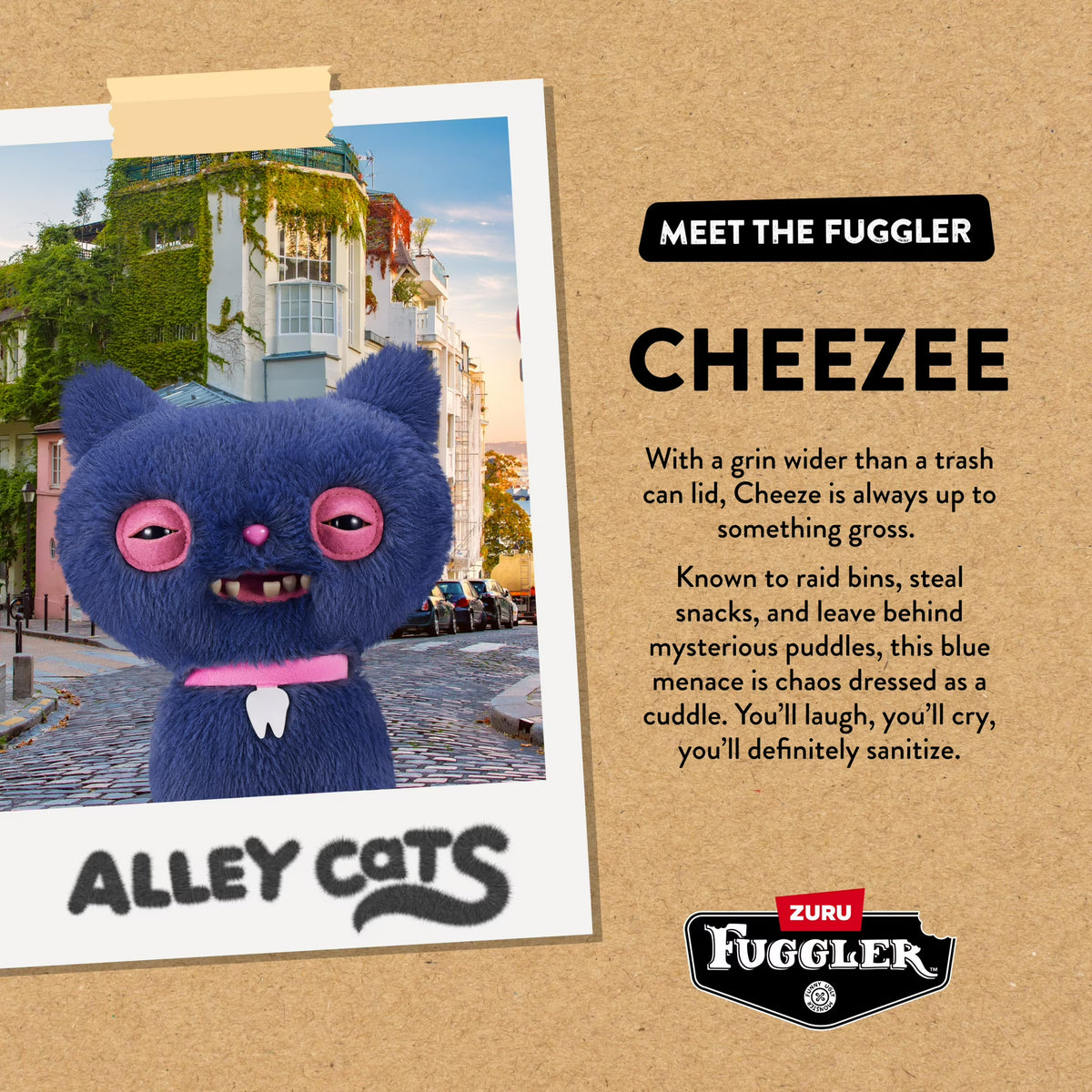 Fuggler Alley Cats Cheezee 23 cm – szczegóły