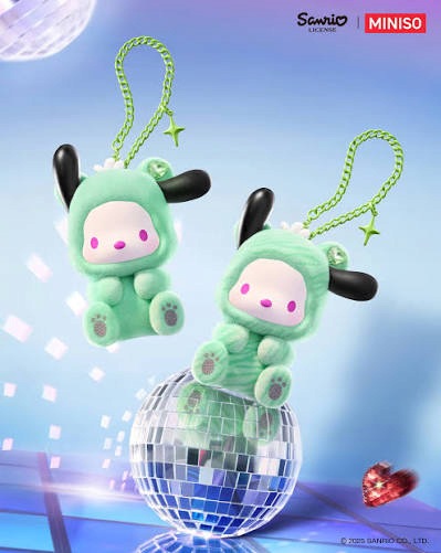 Sanrio Characters Gem Forest Flocked Pendant