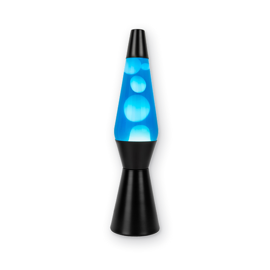 Lávová lampa Black Bullet Cyan