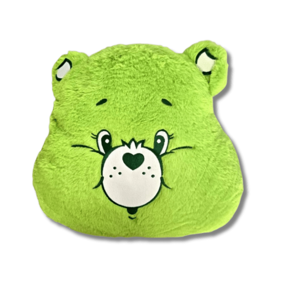 Care Bears - Care Bears Poduszka miś zielony Good Luck | 40x36cm Pluszak - KICKOMI