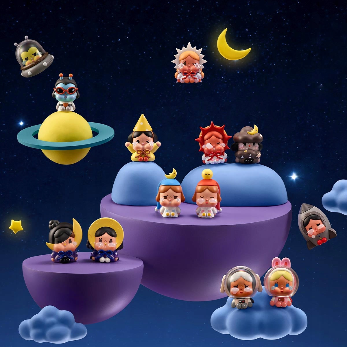 Crybaby Crying to the Moon Sitting